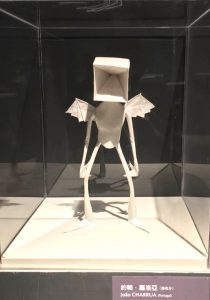 Joao Charrua - Empty Angel - origami exhibition display